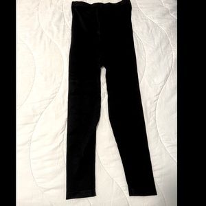 Maternity SPANX black leggings size L EUC
